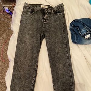 black vintage jeans